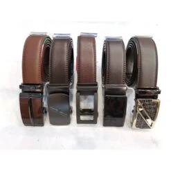 Ceinture Confectionné En Cuir De Vache Avec Boucle Automatique