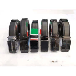 Ceinture Boucle Automatique En Cuir De Vache Véritable