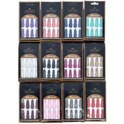 Faux Ongles De Couleur Unie à Finition Mate