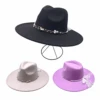 Chapeau Style Feutrine Avec Cordons à Perles Et Fleurs -Accessoires De Mode product 11761341b