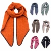 Écharpe Unie En Maille Texturée Avec Bordure Brodée -Accessoires De Mode product 11762569b