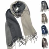 Écharpe Color Block Aux Motifs Texturés Avec Franges -Accessoires De Mode product 11762574b