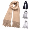 Écharpe Frangées En Tissu Doux Brodé Aux Fleurs 1 Écharpe Frangées En Tissu Doux Brodé Aux Fleurs -Accessoires De Mode product 11762601b