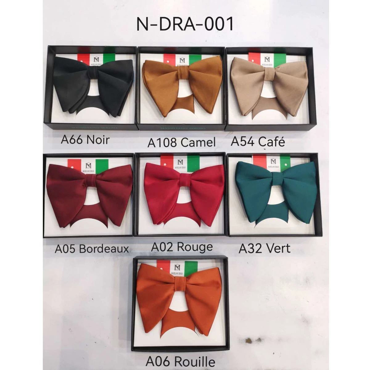 Nœud Papillon Uni Avec Pochette Assortie Coloris Au Choix 3 Nœud Papillon Uni Avec Pochette Assortie Coloris Au Choix