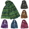 Écharpe Brillante Au Motif Zigzag De Couleur Mixte 2 Écharpe Brillante Au Motif Zigzag De Couleur Mixte -Accessoires De Mode product 11769881b
