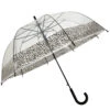Parapluie Transparent POE à 8 Baleines Bordure Léopard -Accessoires De Mode product 11772155hd