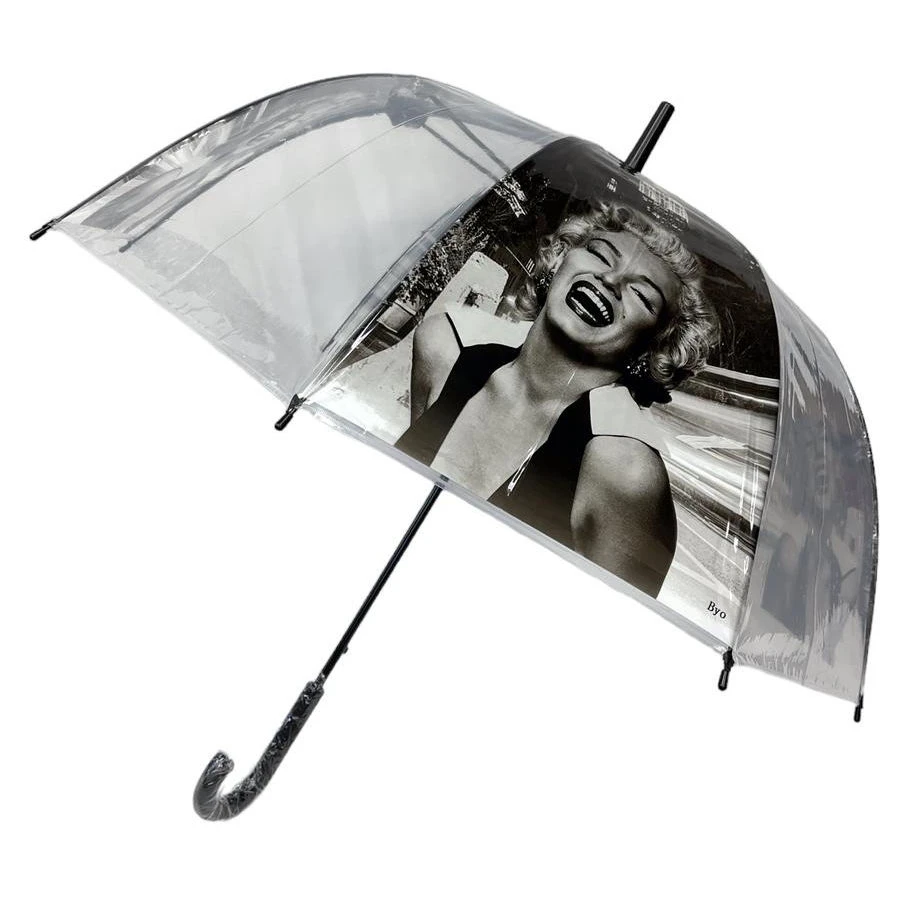 Parapluie Transparent POE à 8 Baleines Marilyn Monroe 3 Parapluie Transparent POE à 8 Baleines Marilyn Monroe