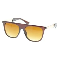 Lunettes De Soleil Style Vintage Avec Branches Dorées