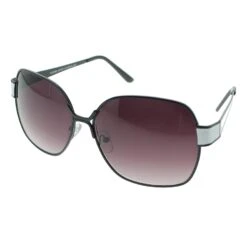 Lunettes De Soleil Superbes Avec Montures Rondes Et Verres Dégradées NOIR