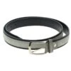 Ceinture Homme En Cuir De Vachette De Qualité Gris