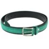 Ceinture Homme En Cuir De Vachette De Qualité Vert