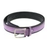 Ceinture Homme En Cuir De Vachette De Qualité Violet