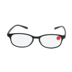 Lunettes De Vue Monture Format Arrondie Noir Mat