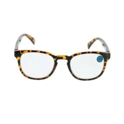 Lunettes De Vue Monture Cerclée Arrondie Jaune